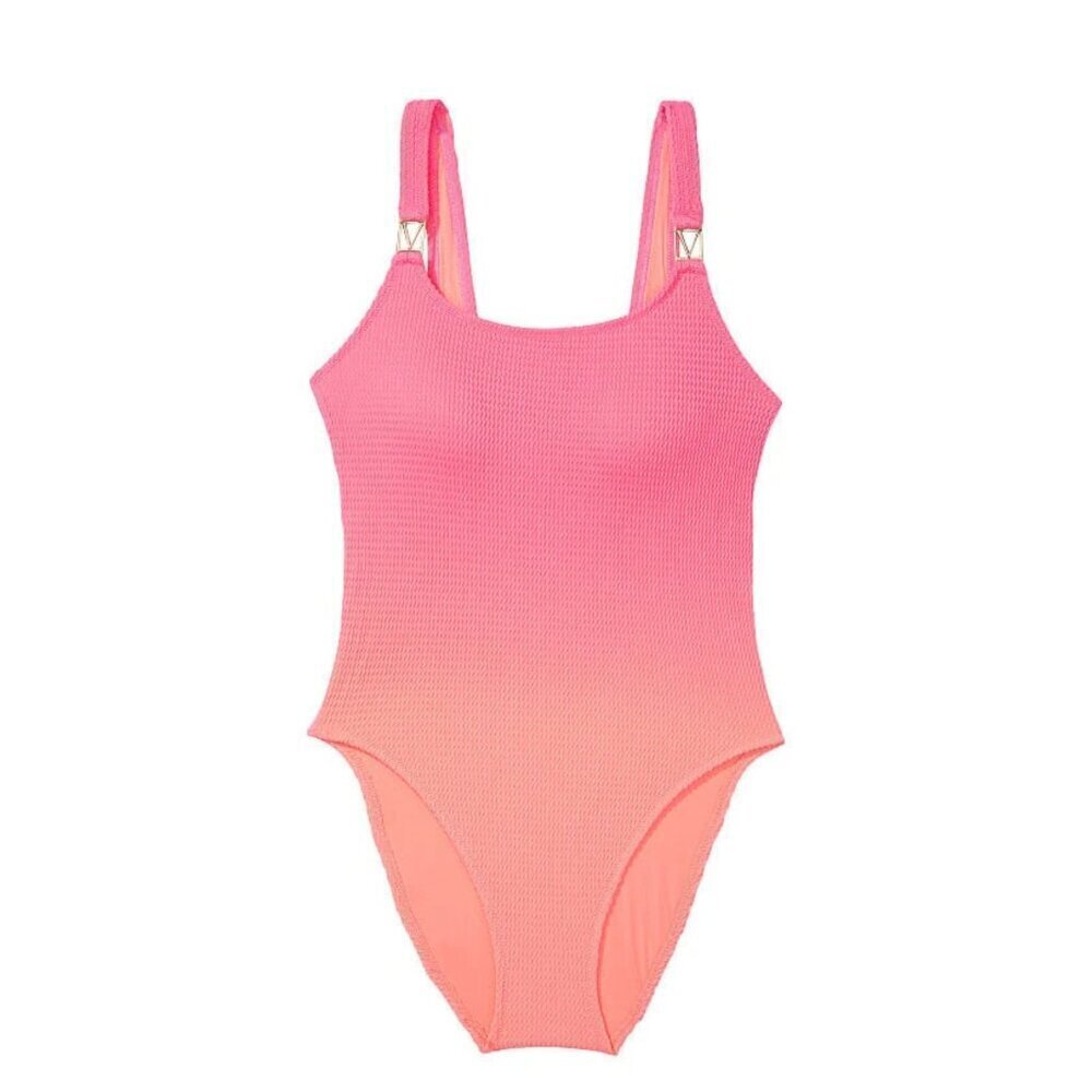 New! Victoria’s Secret Pink Dip Dye The Wave One-Piece Swimsuit 3693